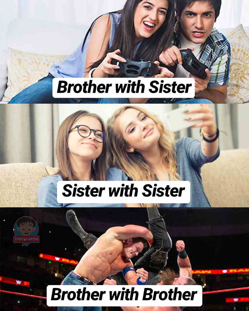 sister with sister vs brother with brother