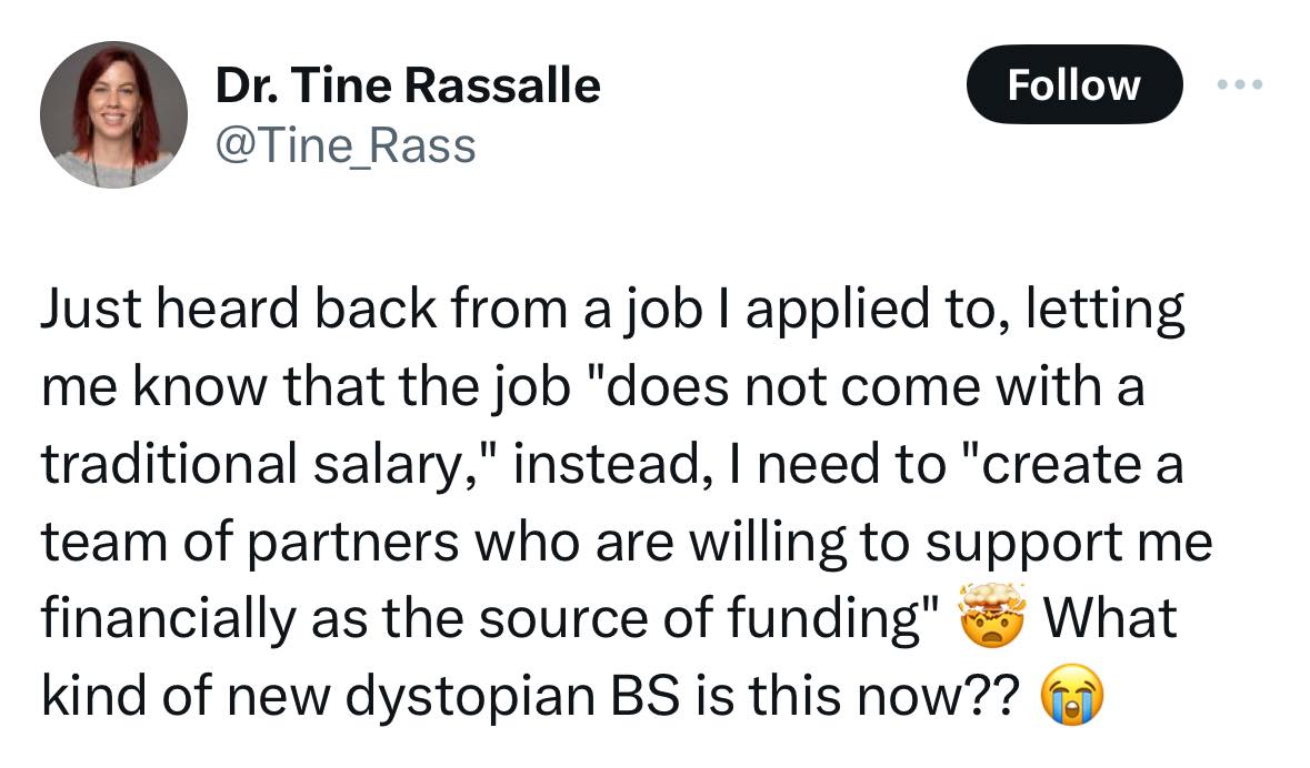 That’s not a job, that’s a MLM pyramid scheme