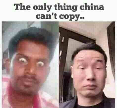 The only thing china can't copy..