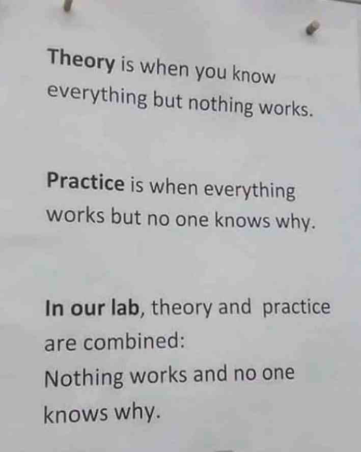 Theory are based on evidence