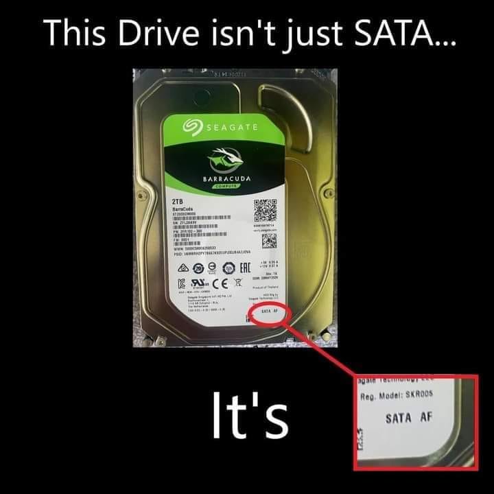 This Drive isn't just SATA...