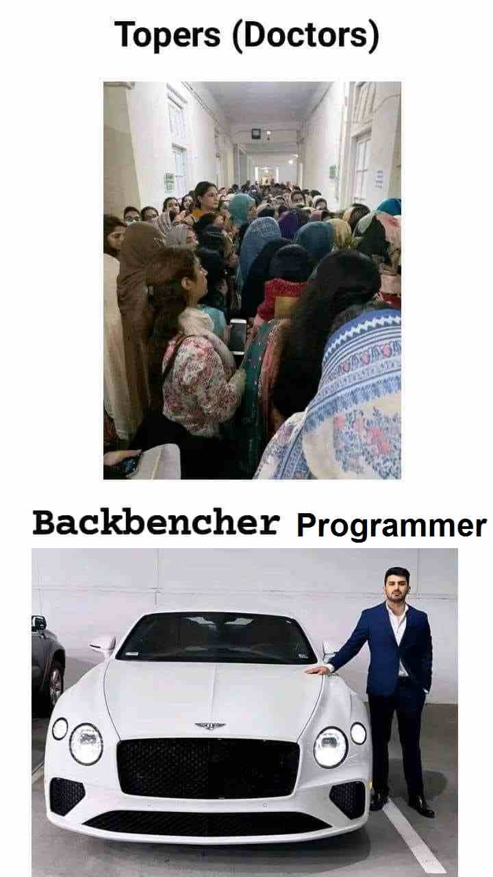 Topers 'Doctors' & Backbencher 'Programmer'