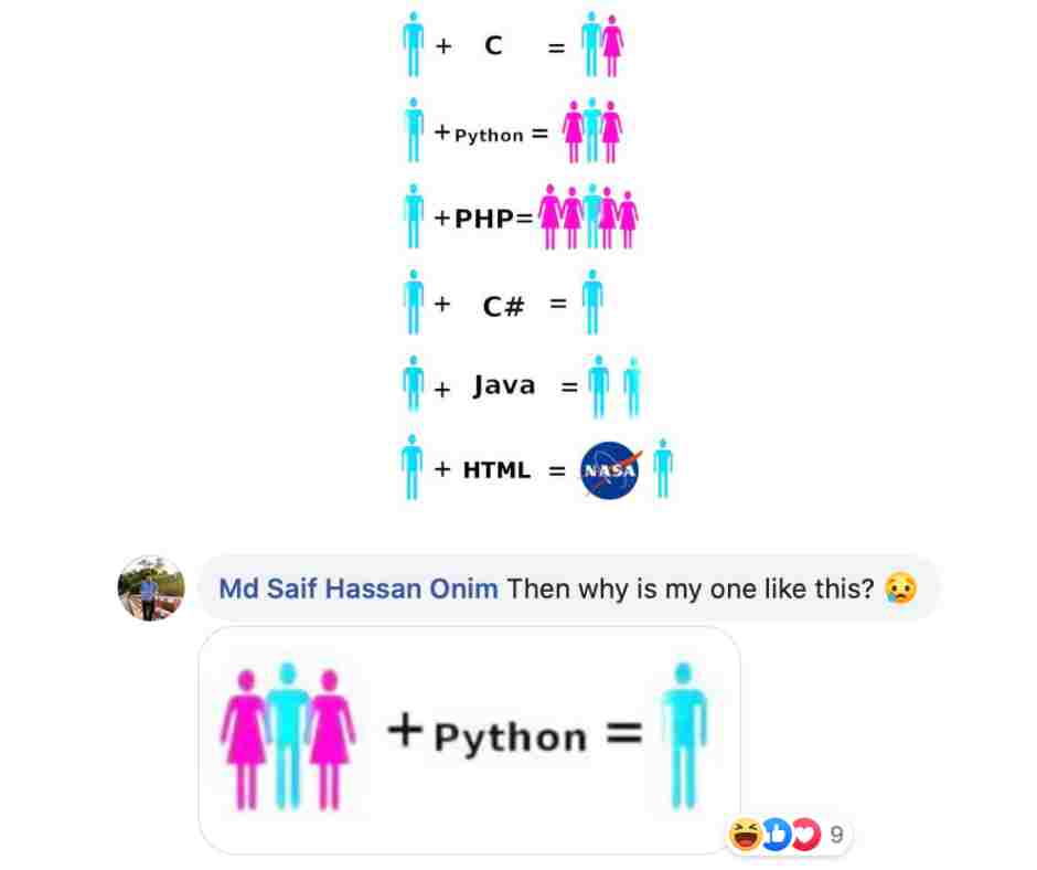 Using python incorrectly 😂