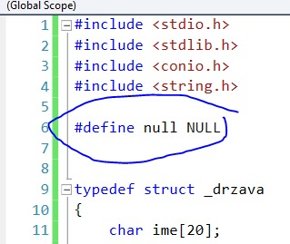 when c must have null uppercase but you are used to java