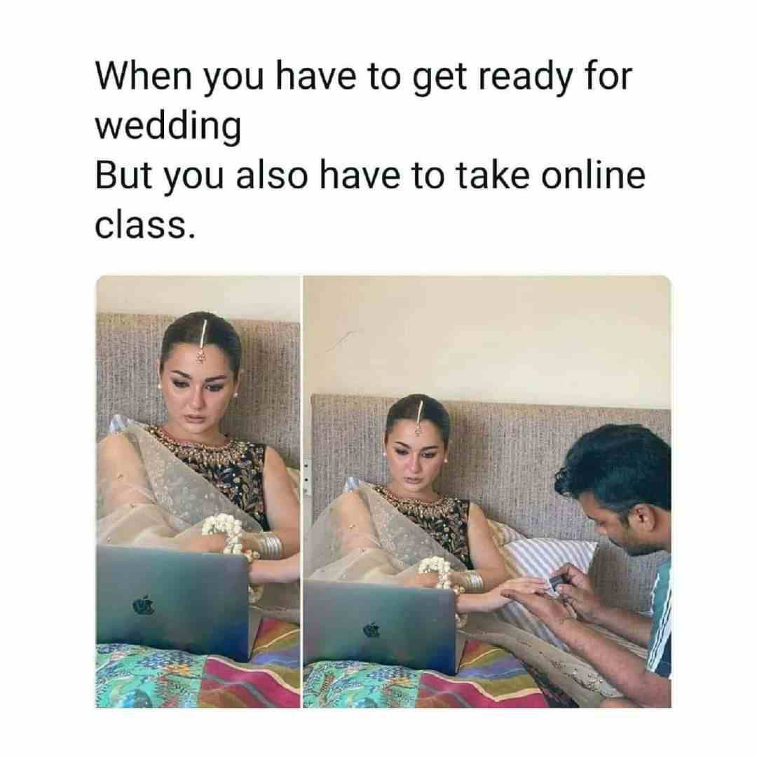 When you have to get ready for wedding