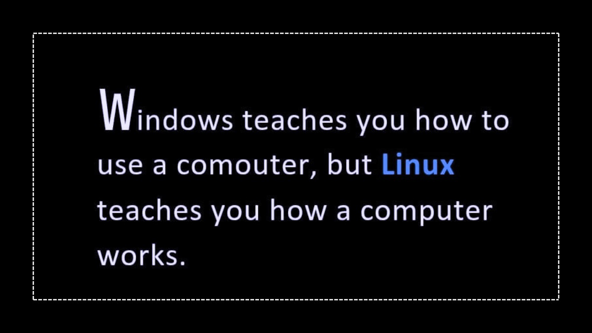 windows teachs you how to use a computer