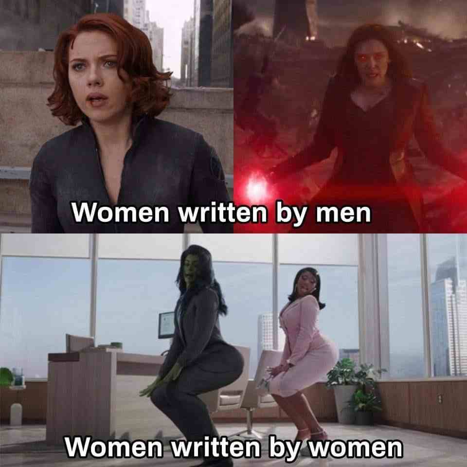 Women written by men vs Women written by women