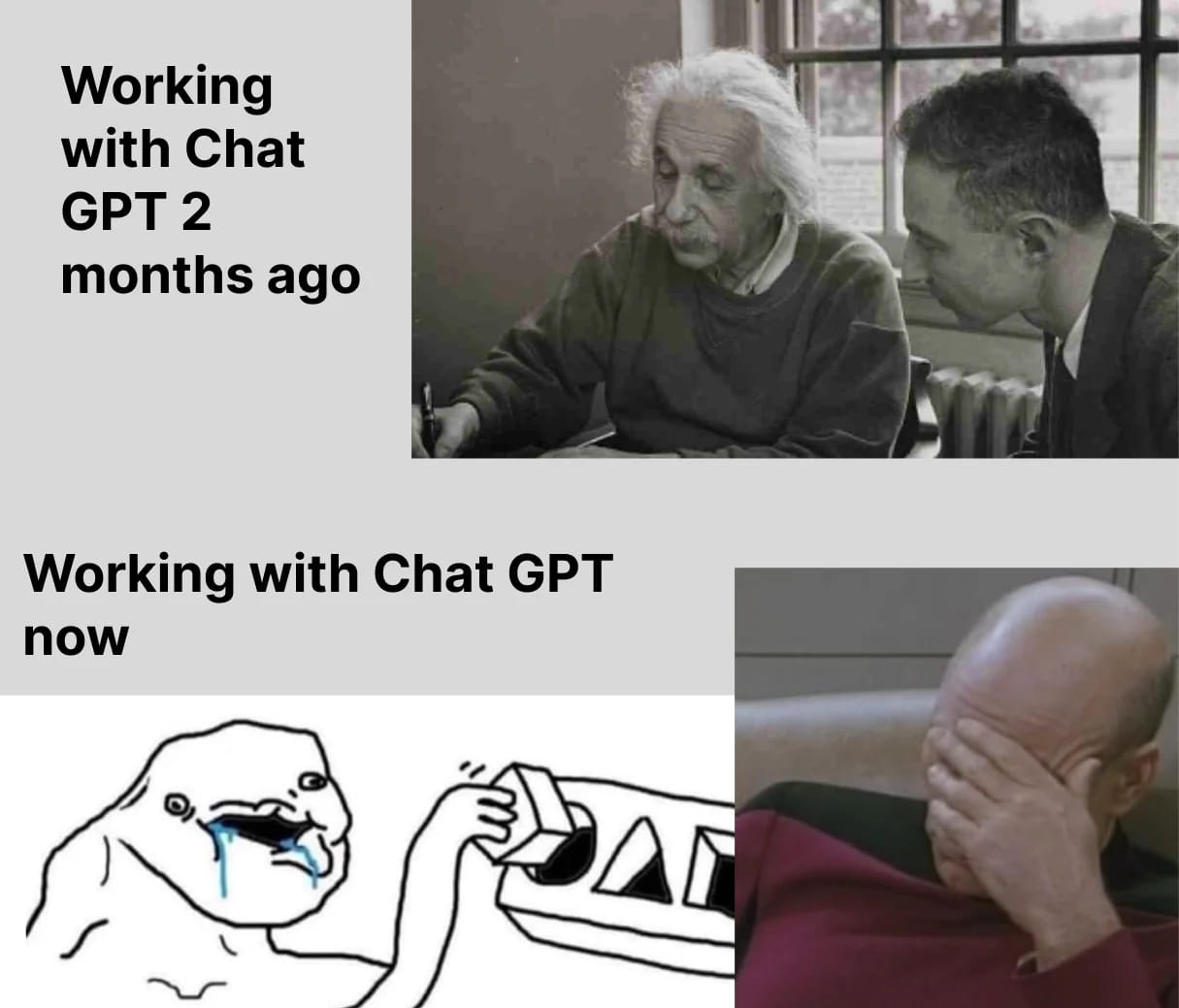 Working with chat GPT now