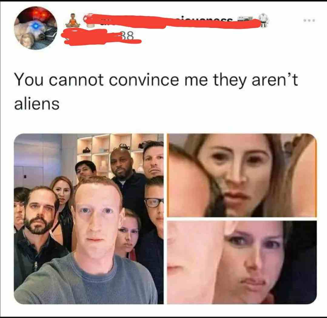 You cannot convince me they aren't aliens
